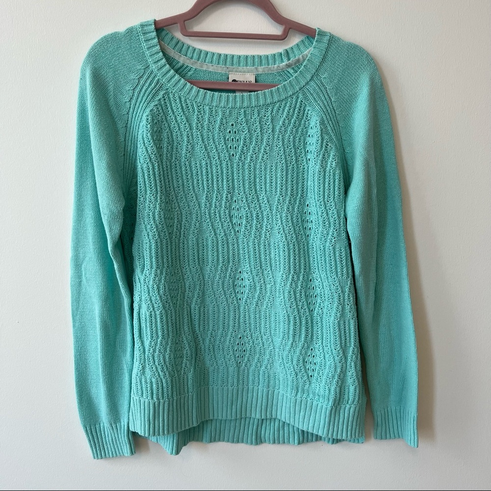 Mint green sweater